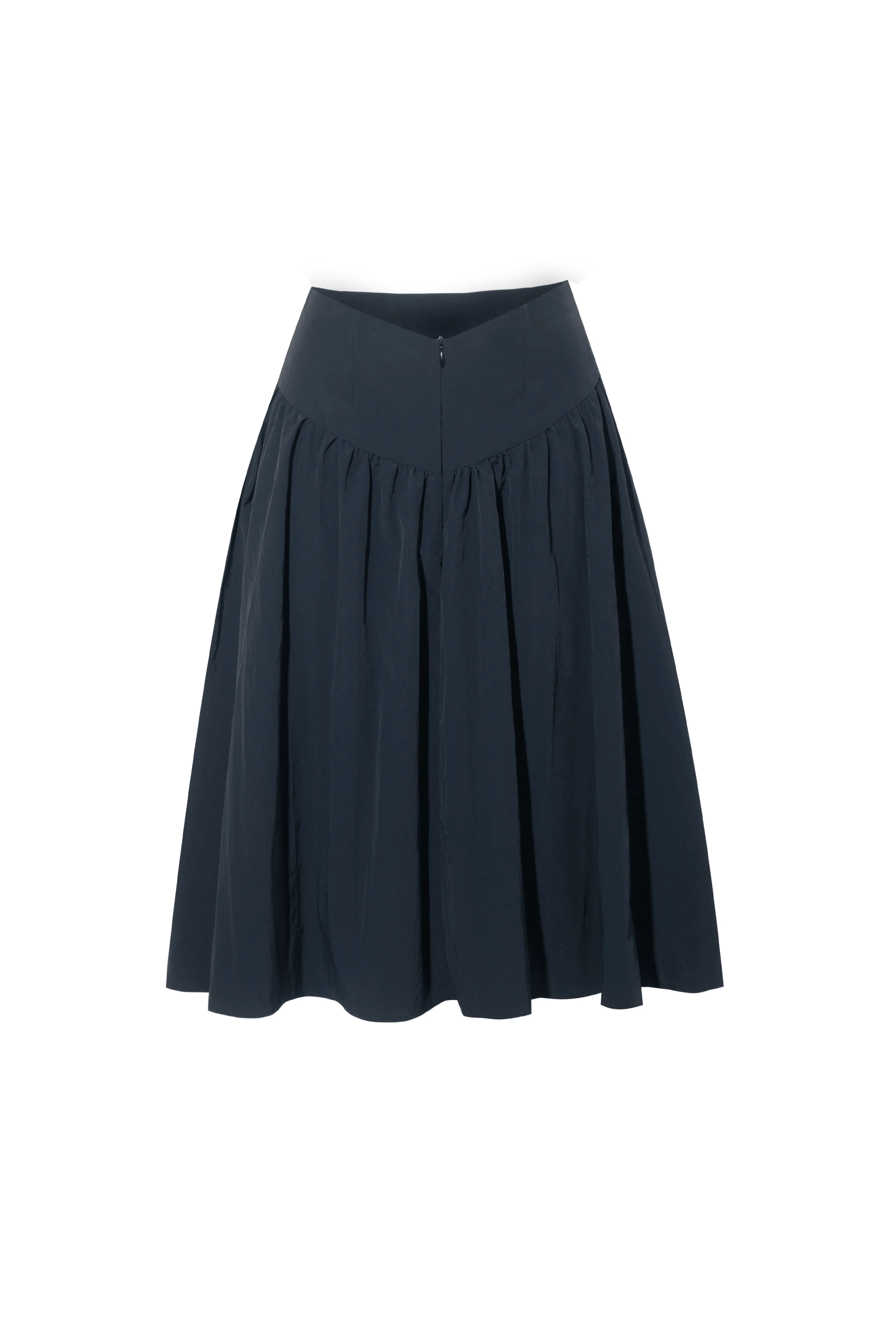 The Deba Midi Skirt, Navy sold by Peachy Den product image thumbnail 5