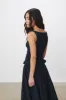 The Deba Midi Skirt, Navy sold by Peachy Den