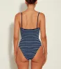 Pamela Swim - Navy/White Stripe sold by Hunza G