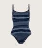Pamela Swim - Navy/White Stripe sold by Hunza G