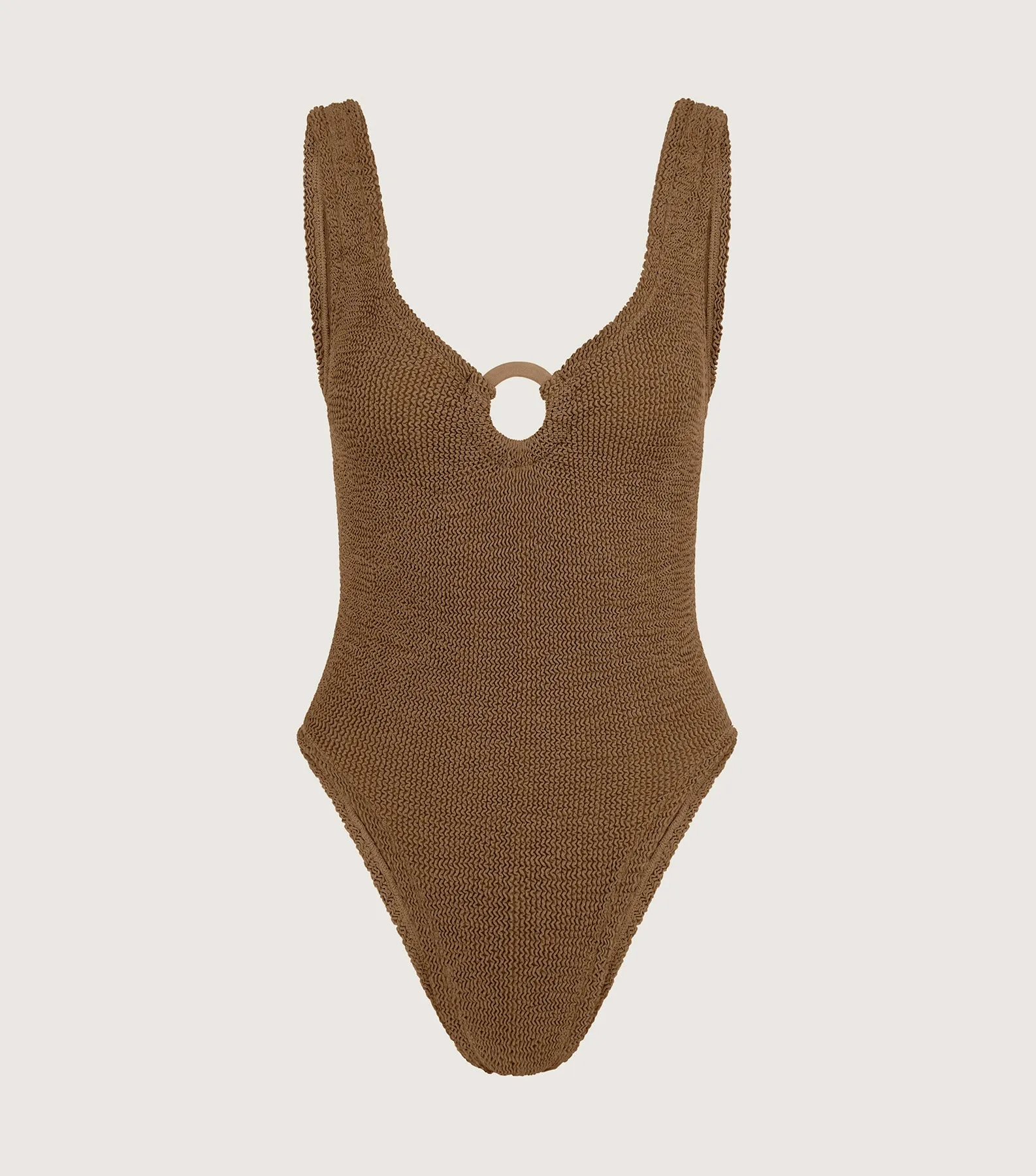 Celine Swim With Tonal Hoops - Metallic Cocoa sold by Hunza G product image thumbnail 2