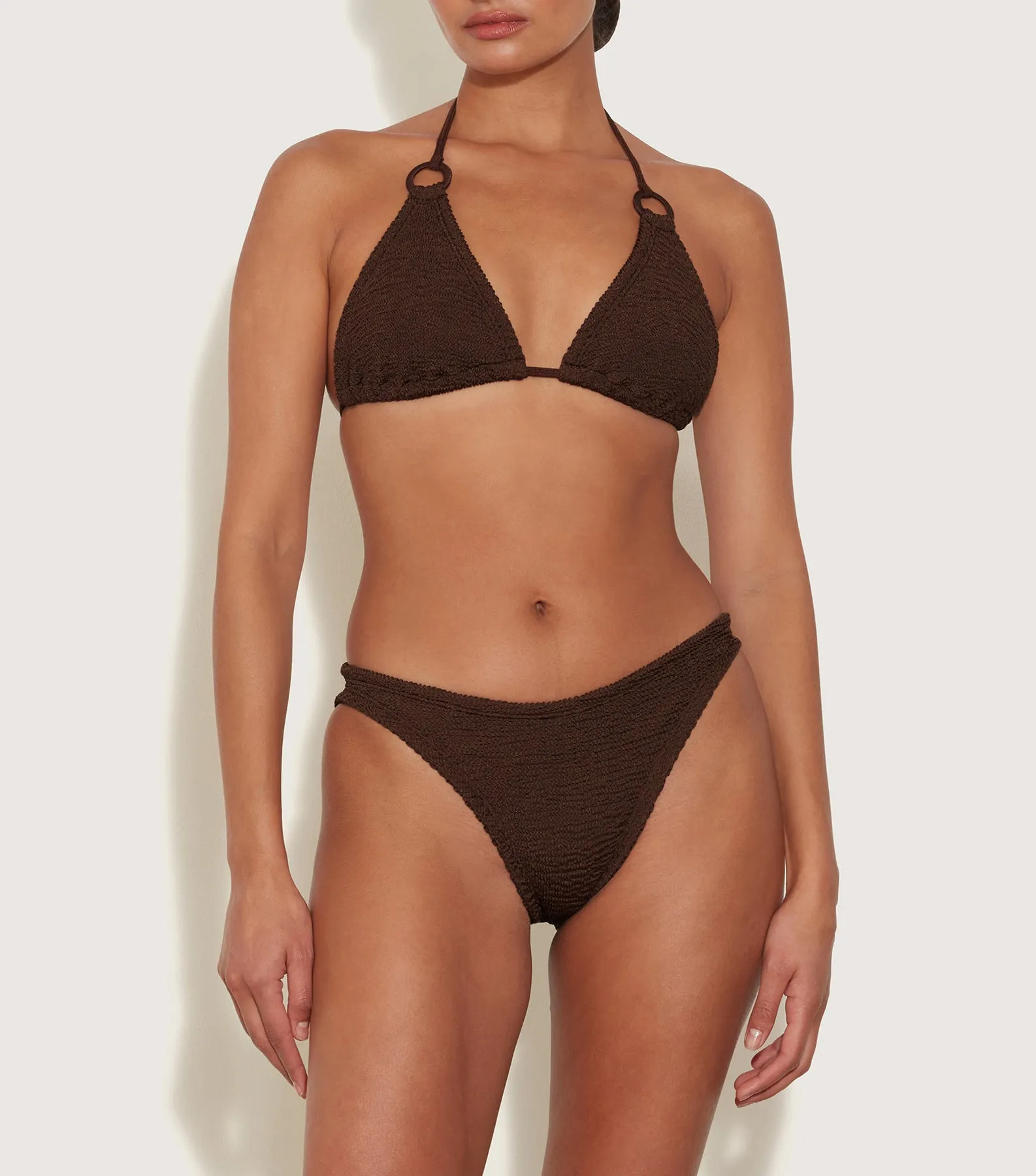 Eva Bikini - Metallic Chocolate sold by Hunza G