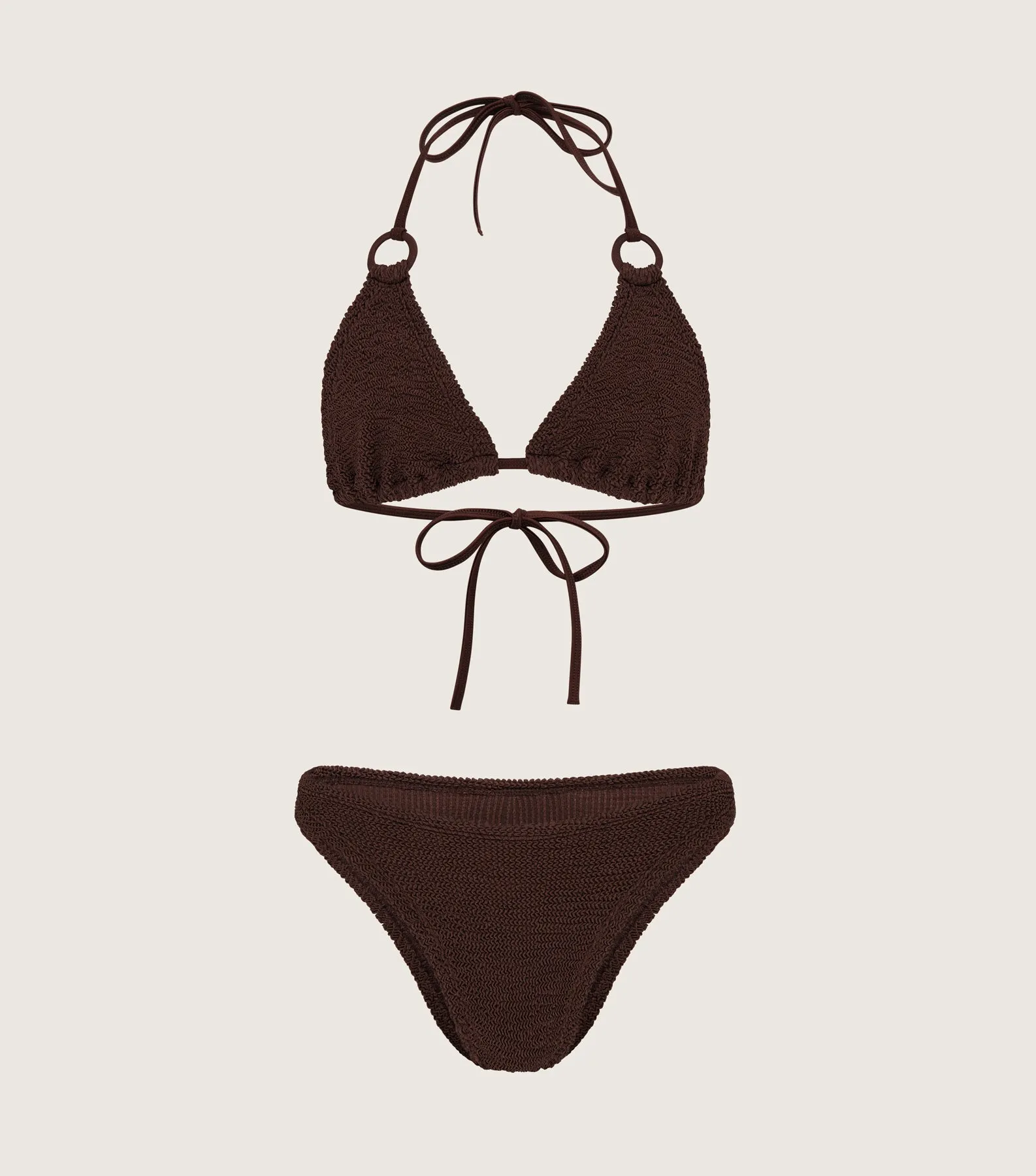 Eva Bikini - Metallic Chocolate sold by Hunza G product image thumbnail 2