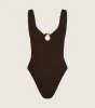 Celine Swim - Metallic Chocolate sold by Hunza G
