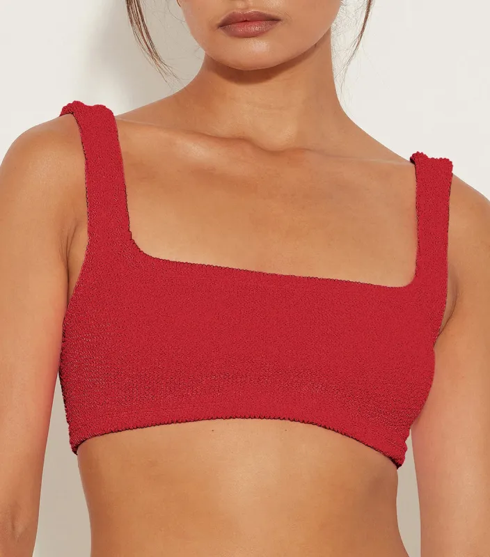 Xandra Bikini Top - Red sold by Hunza G