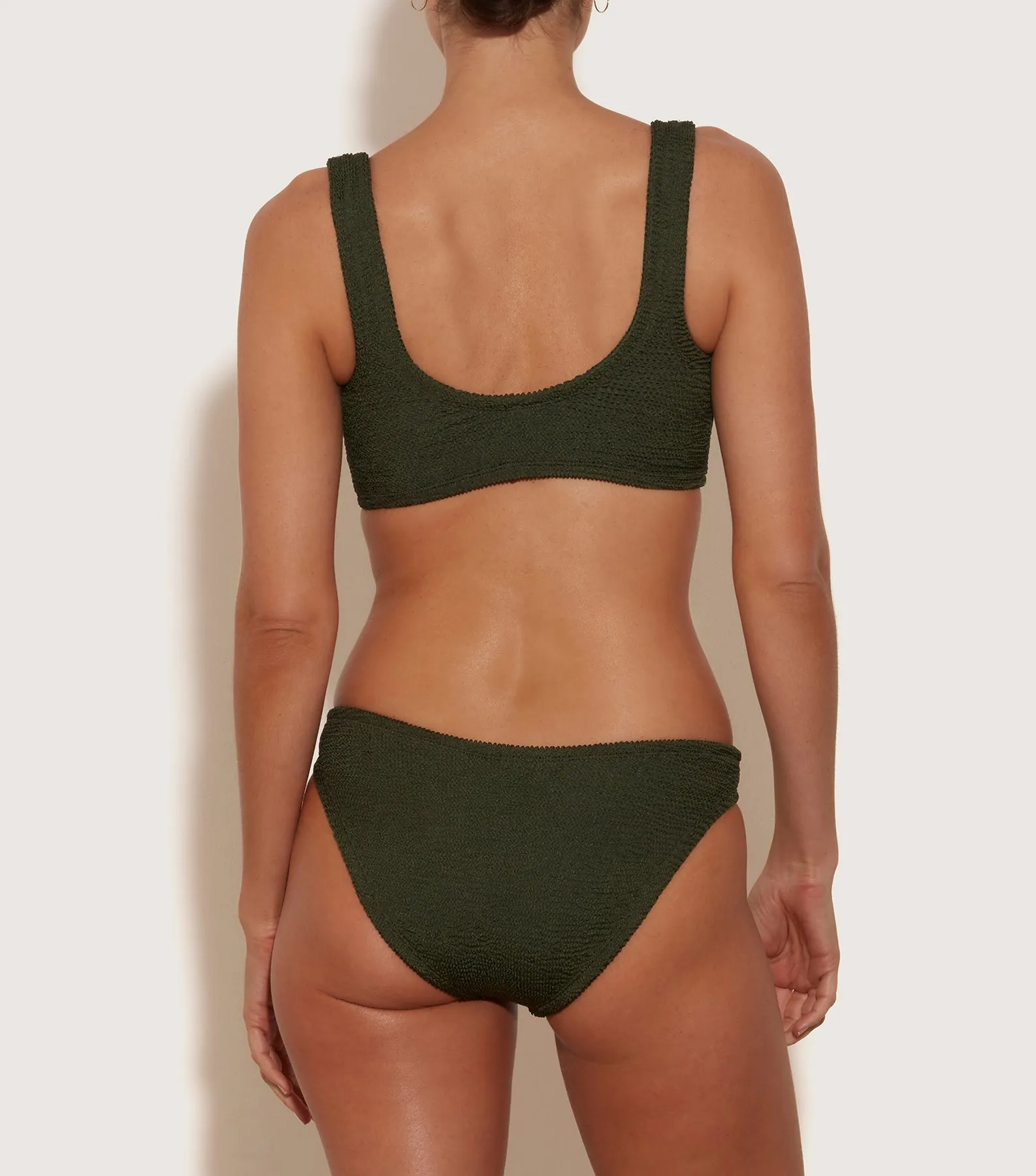 Bonnie Bikini - Metallic Khaki sold by Hunza G product image thumbnail 3