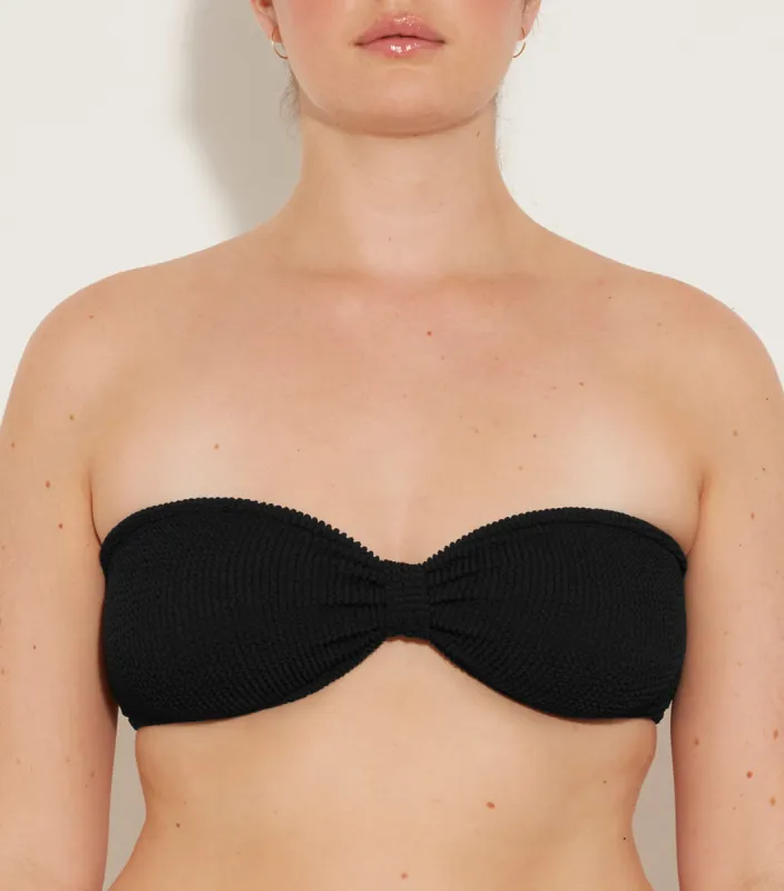 Jean Bikini Top - Black sold by Hunza G
