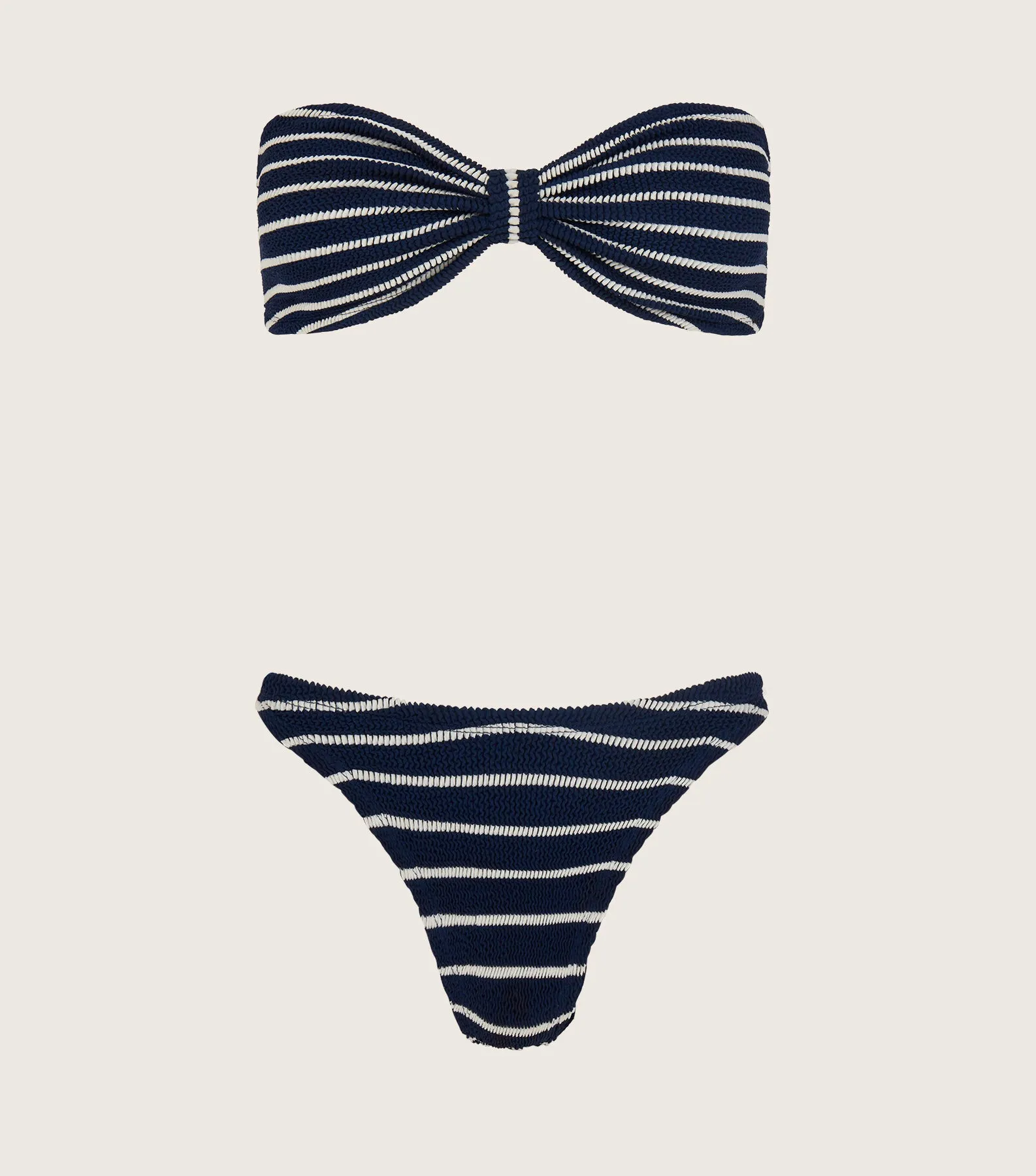 Jean Bikini - Navy/White Stripe sold by Hunza G product image thumbnail 2