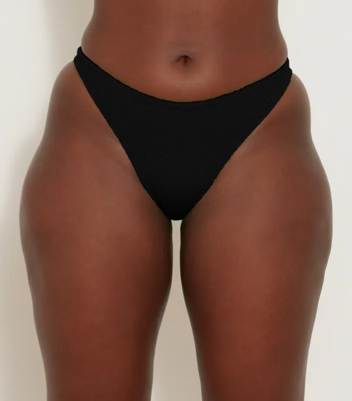 Skimpy Bikini Bottom - Black sold by Hunza G
