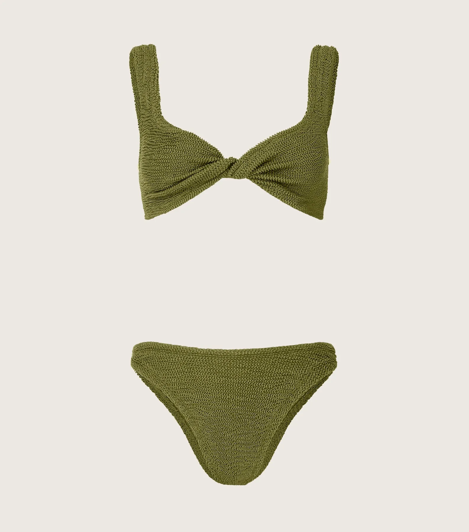 Juno Bikini - Metallic Moss sold by Hunza G product image thumbnail 2