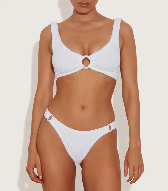 Hallie Bikini - White sold by Hunza G