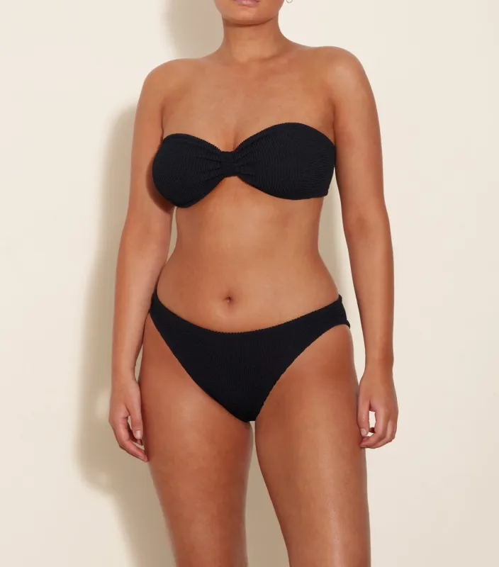 Coverage Jean Bikini - Black sold by Hunza G