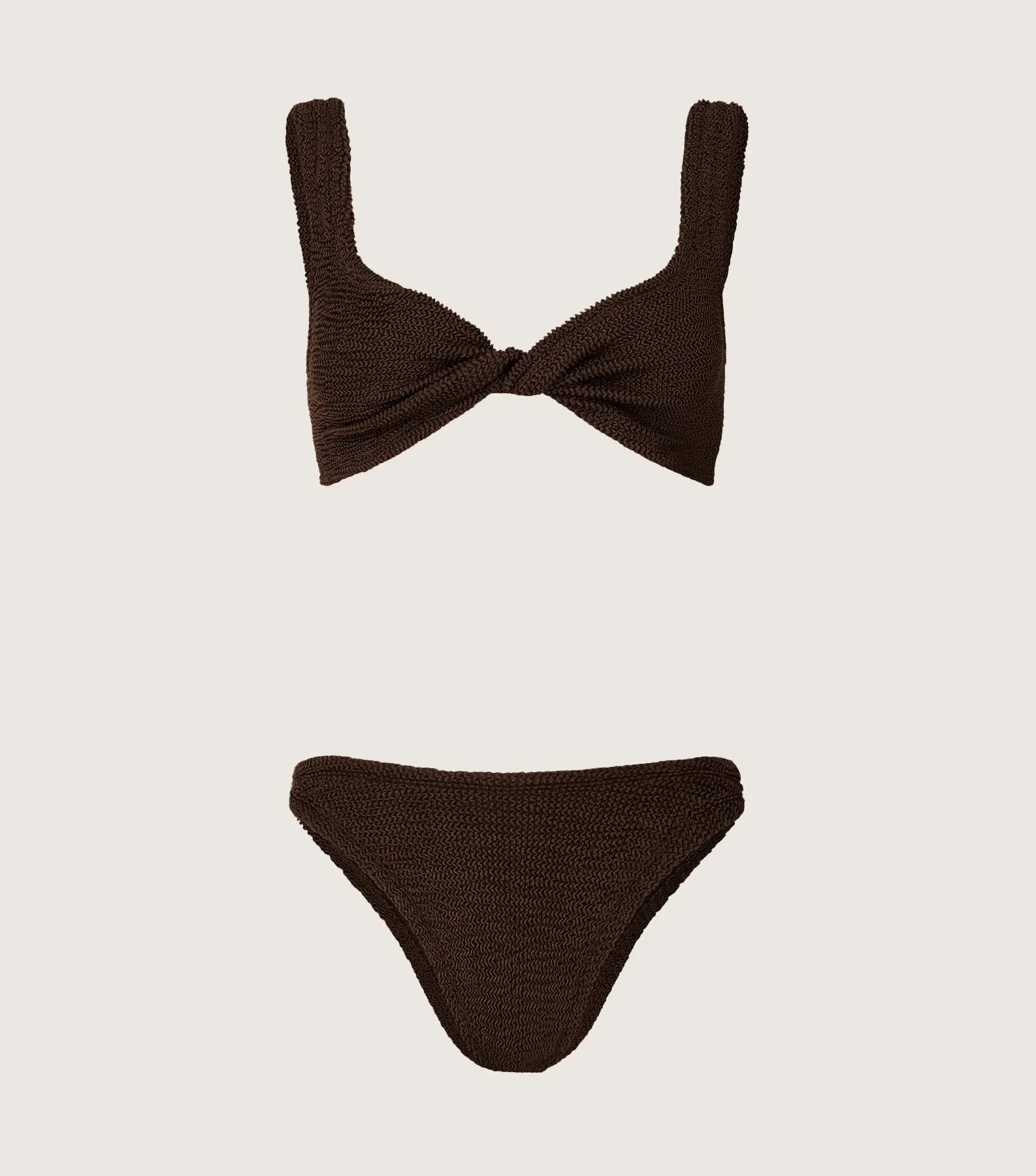 Juno Bikini - Metallic Chocolate sold by Hunza G product image thumbnail 2