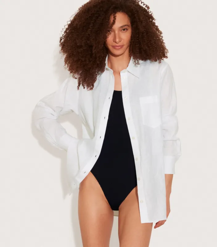 Oversized Shirt - White sold by Hunza G