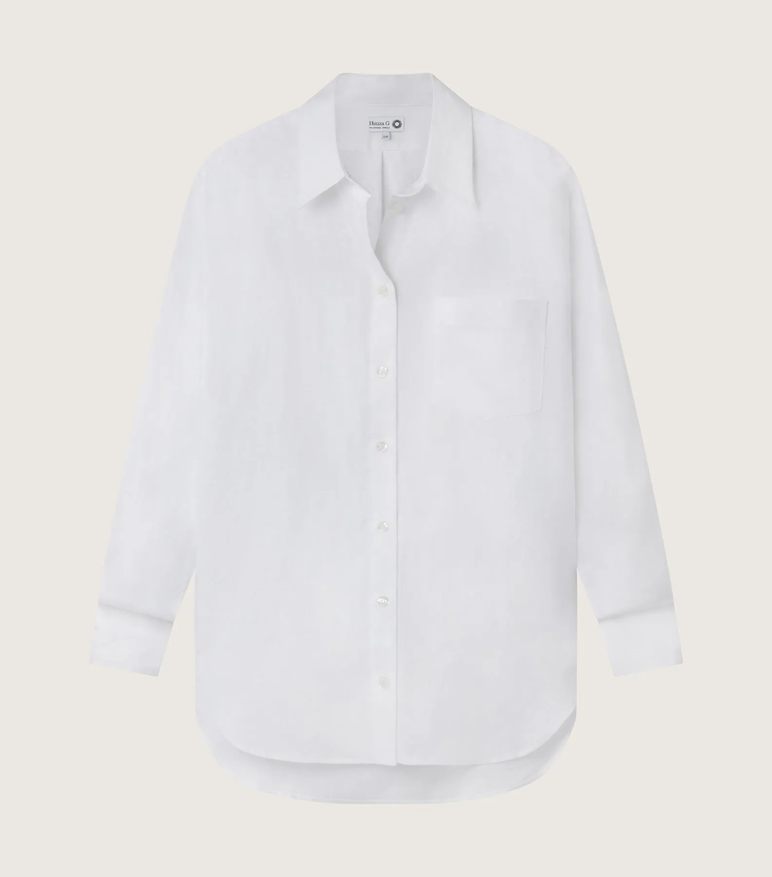 Oversized Shirt - White sold by Hunza G product image thumbnail 2