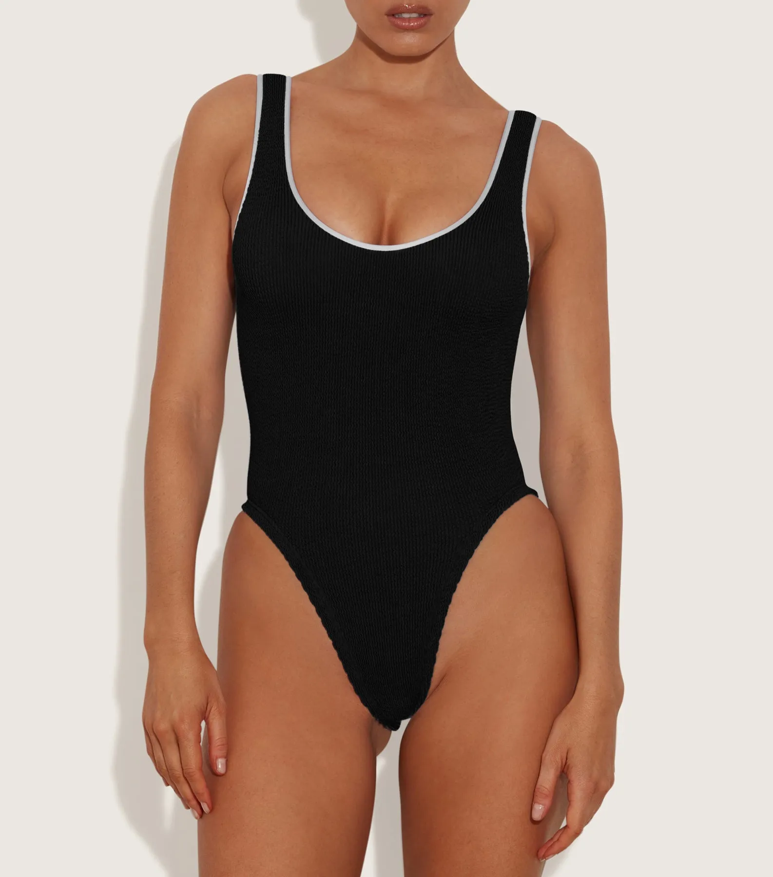 Faye Swim - Black/White sold by Hunza G