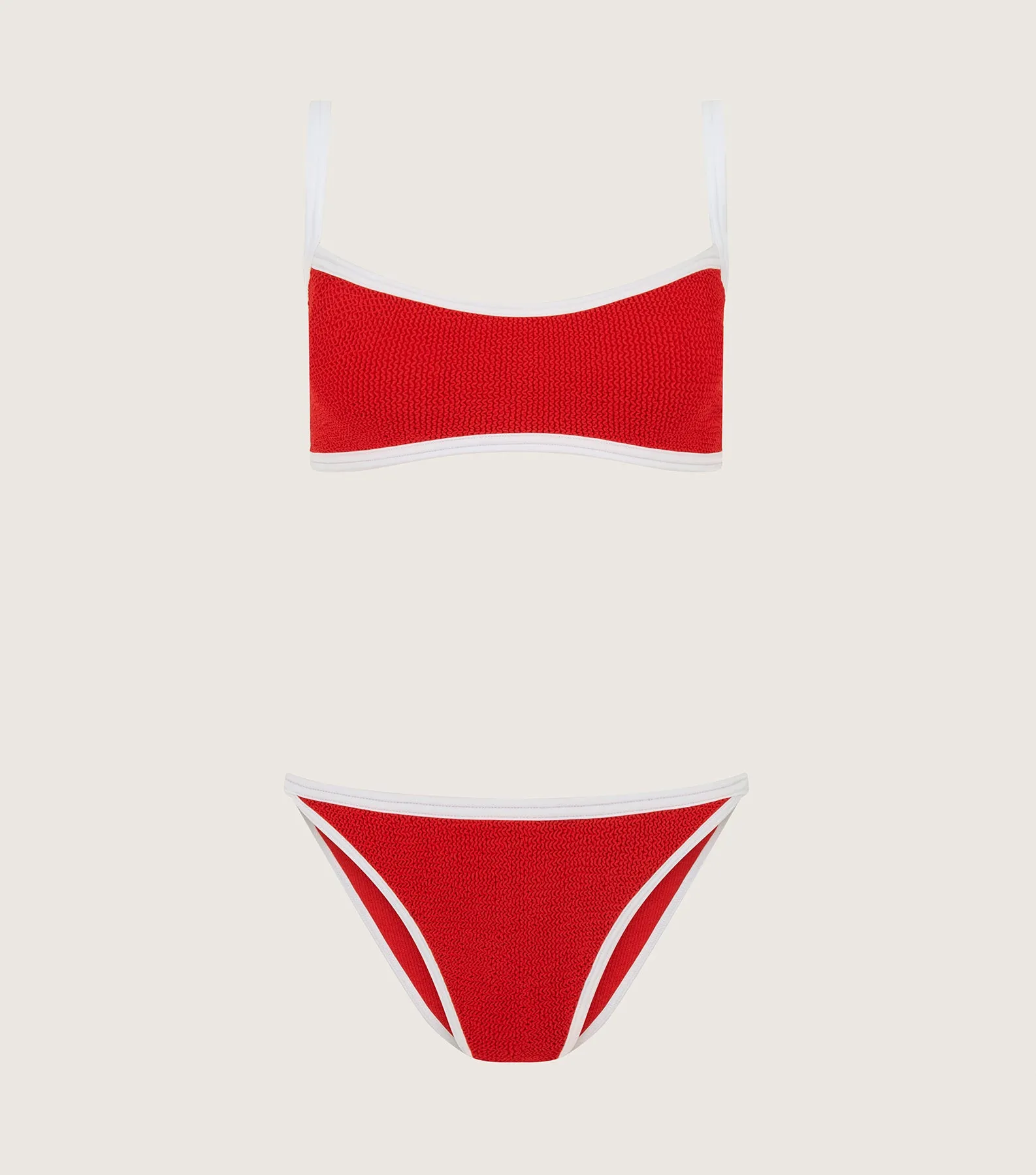 Tyler Bikini - Red/White sold by Hunza G product image thumbnail 2