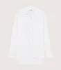 Embroidered Oversized Shirt - White sold by Hunza G