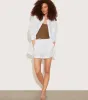 Embroidered Oversized Shirt - White sold by Hunza G