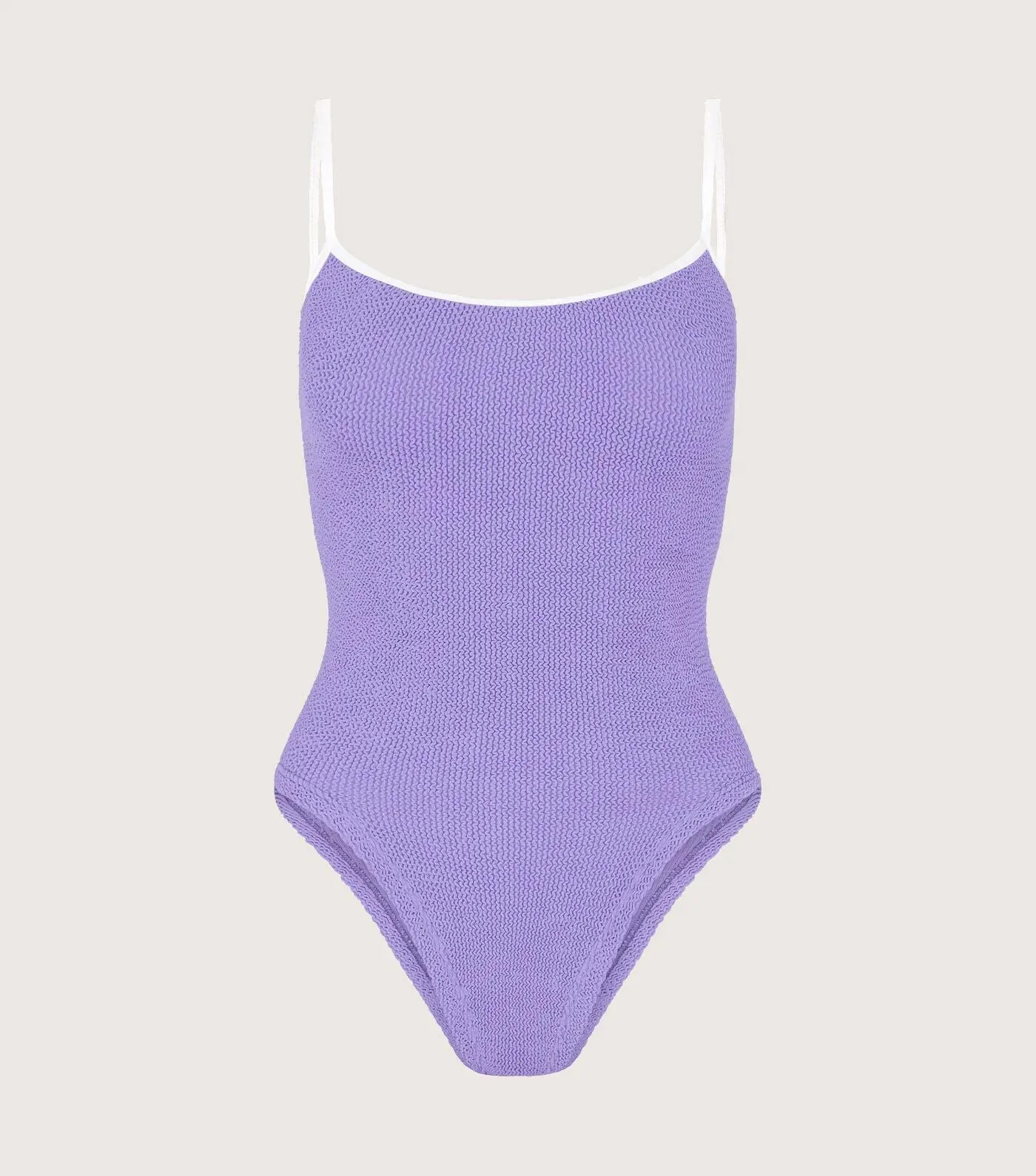 Pamela Swim Contrast - Lilac/White sold by Hunza G product image thumbnail 3