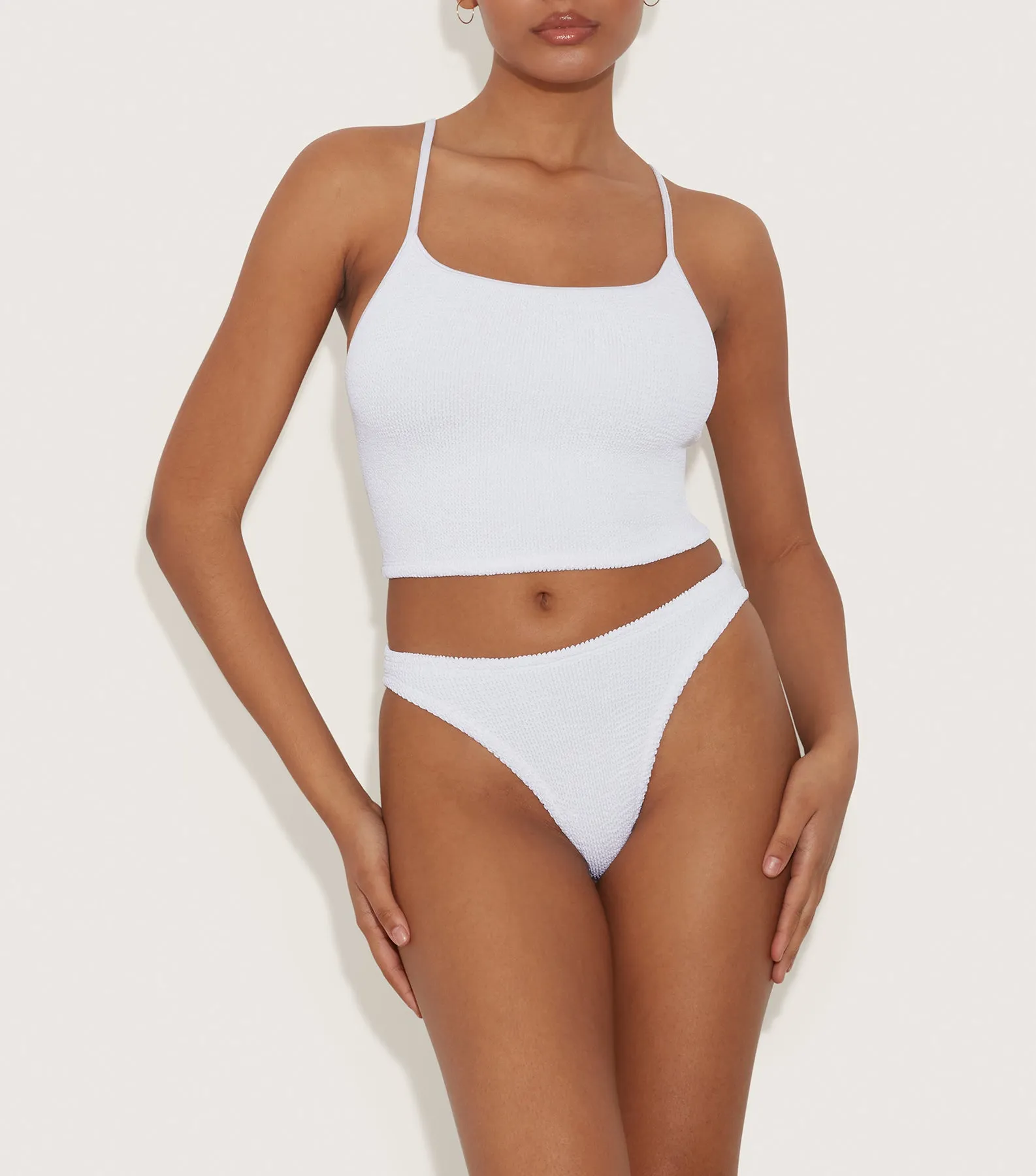 Strap Bikini - White sold by Hunza G product image thumbnail 3