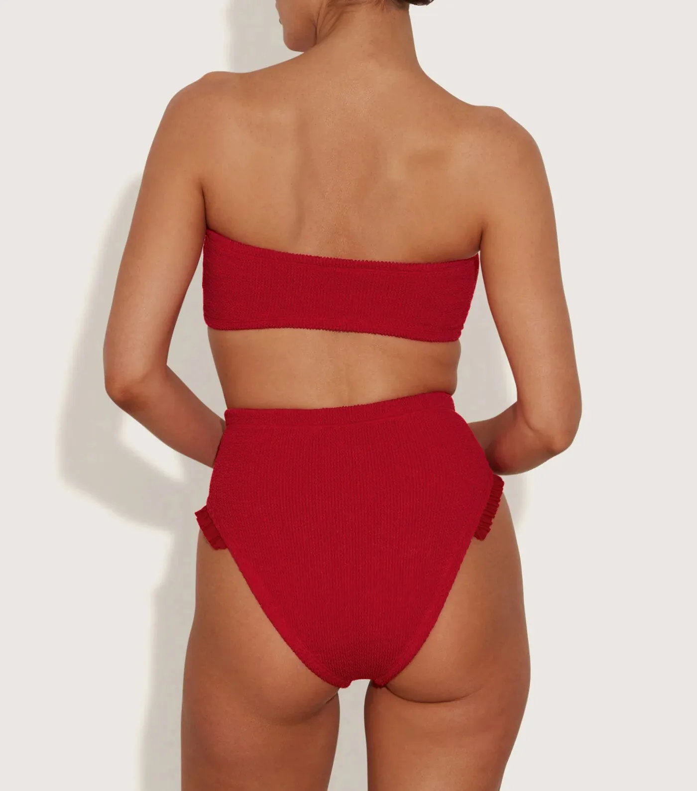 Osiris Frill Bikini Crinkle - Red sold by Hunza G product image thumbnail 3