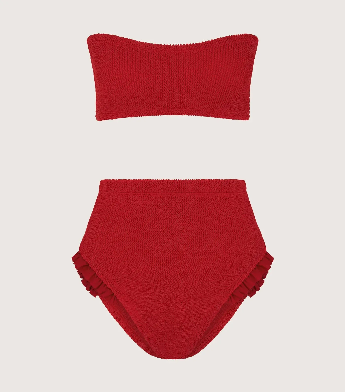 Osiris Frill Bikini Crinkle - Red sold by Hunza G product image thumbnail 2