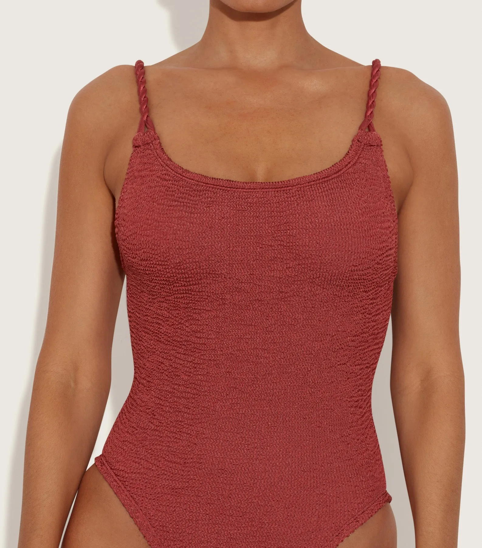 Camille Swim - Metallic Rosewood sold by Hunza G product image thumbnail 2