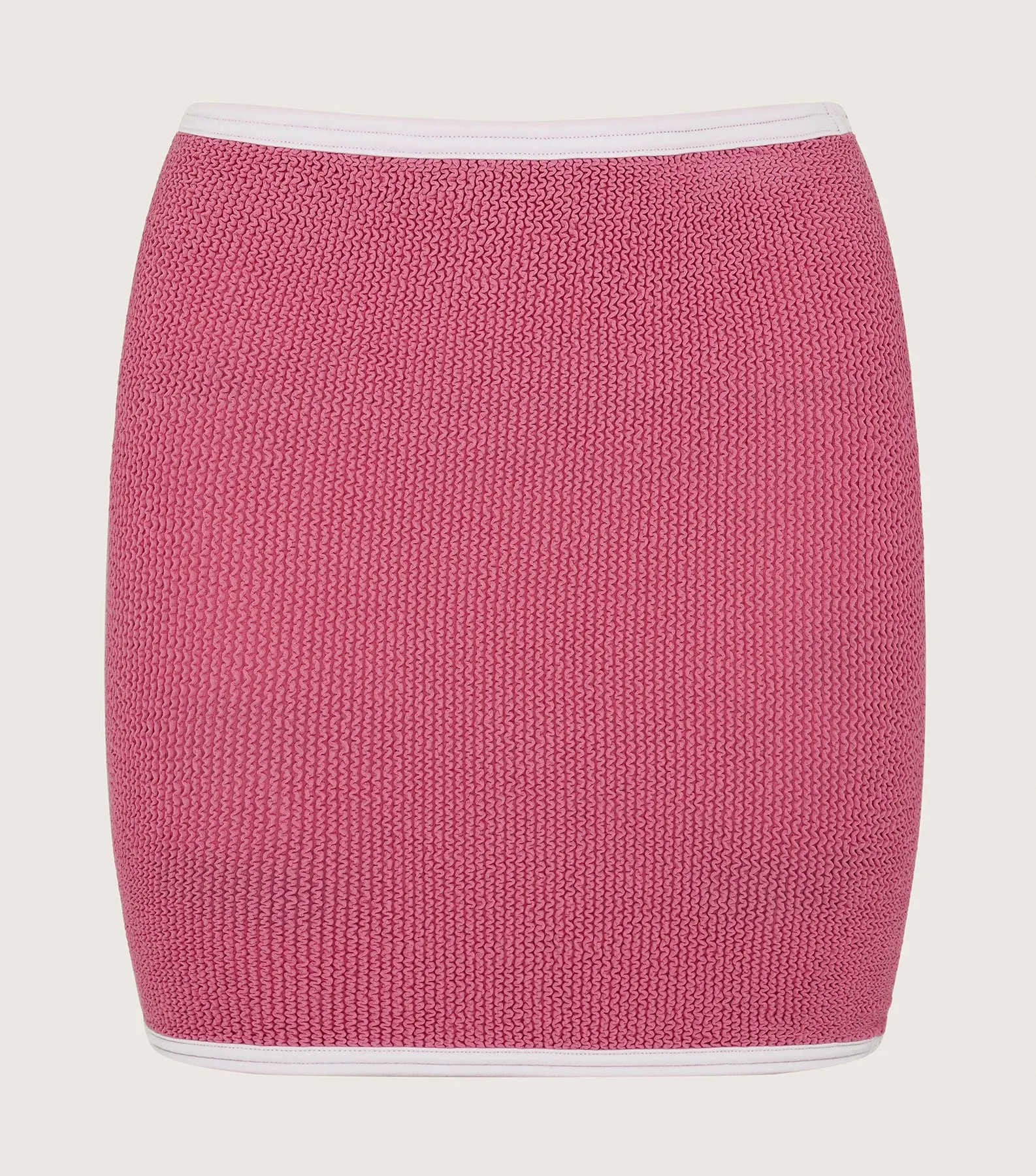 Mini Skirt/Tube Top - Candy Pink/White sold by Hunza G product image thumbnail 2