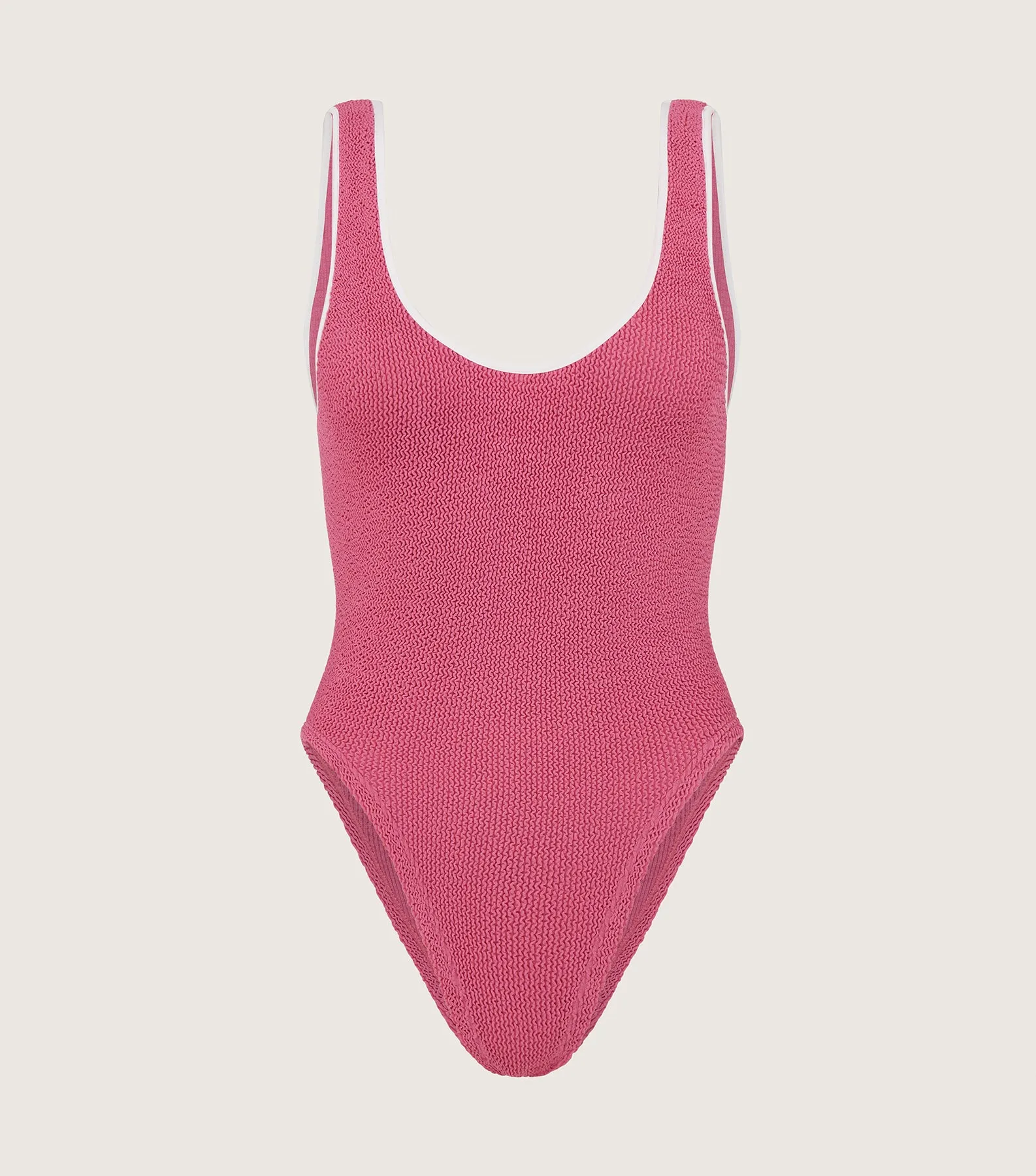 Faye Swim - Candy Pink/White sold by Hunza G product image thumbnail 4