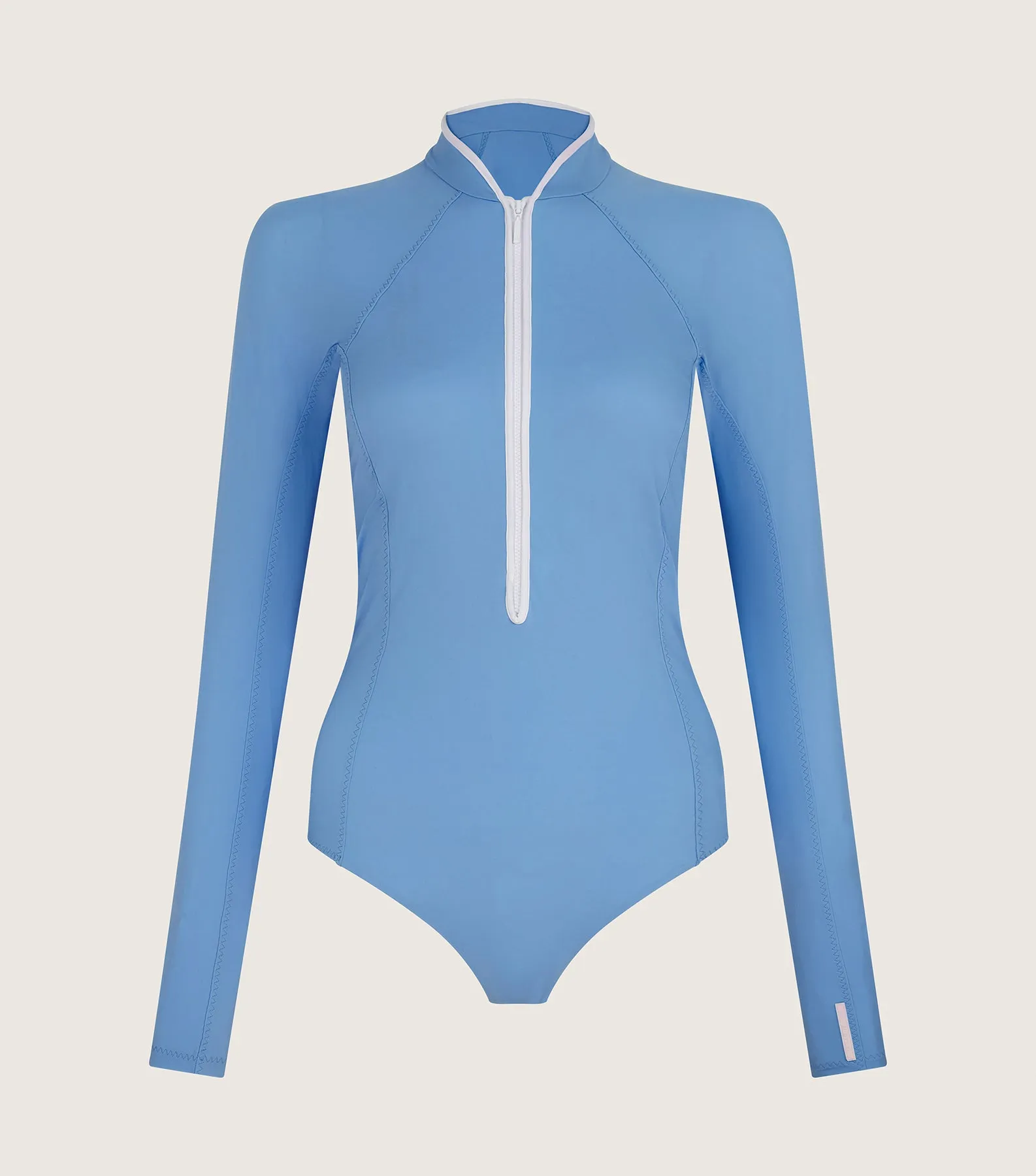 Tyra UPF 50+ Swim - Cornflower/White sold by Hunza G