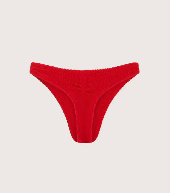 Brazilian Bikini Bottom - Red sold by Hunza G