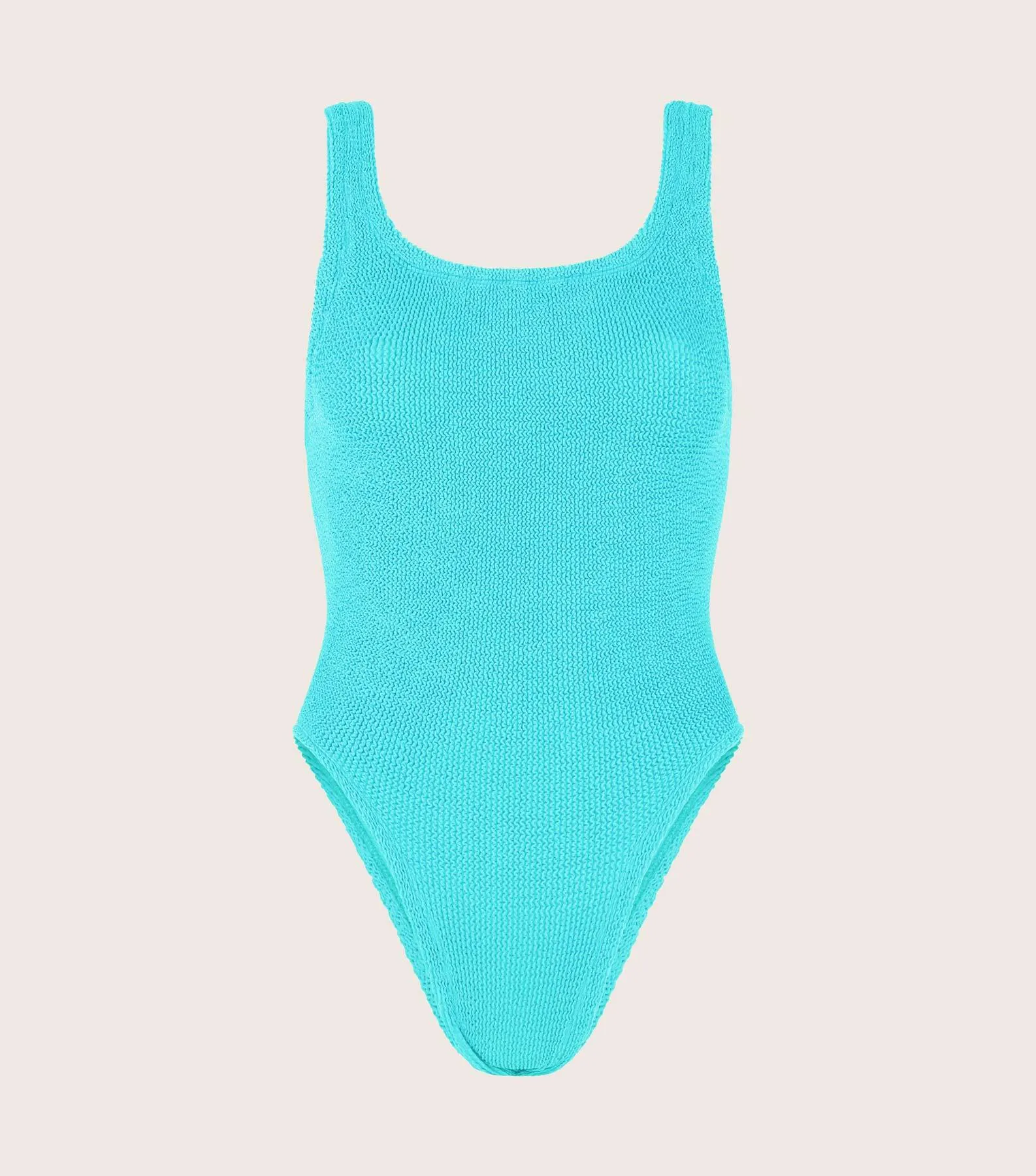 Coverage Square Neck Swim - Aqua sold by Hunza G