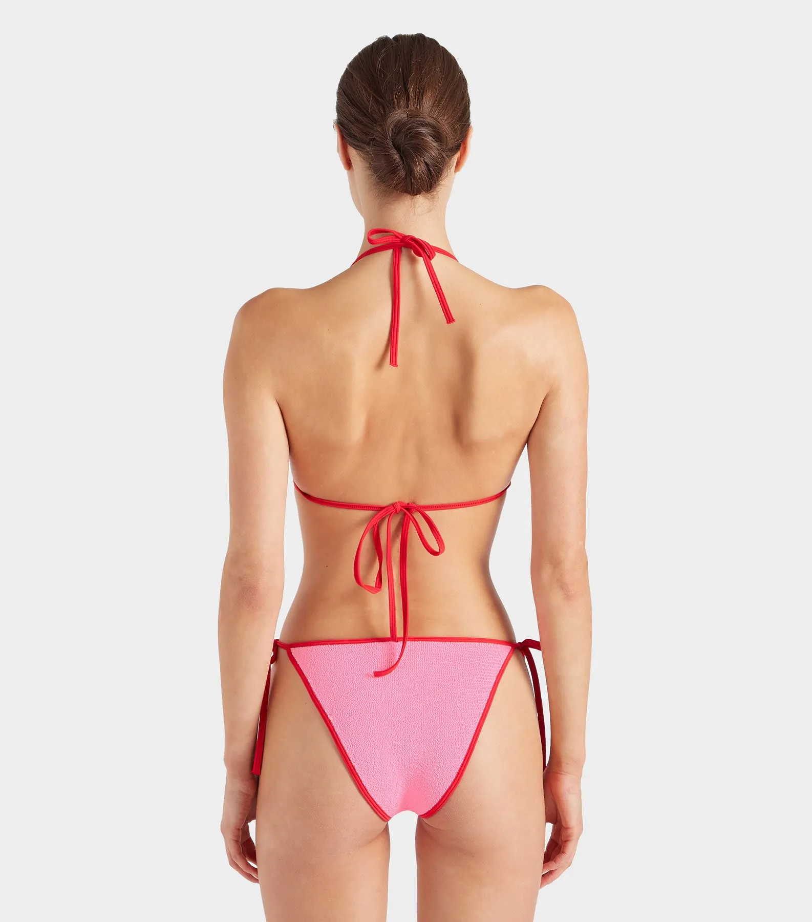 Gina Bikini Contrast - Bubblegum/Red sold by Hunza G product image thumbnail 4