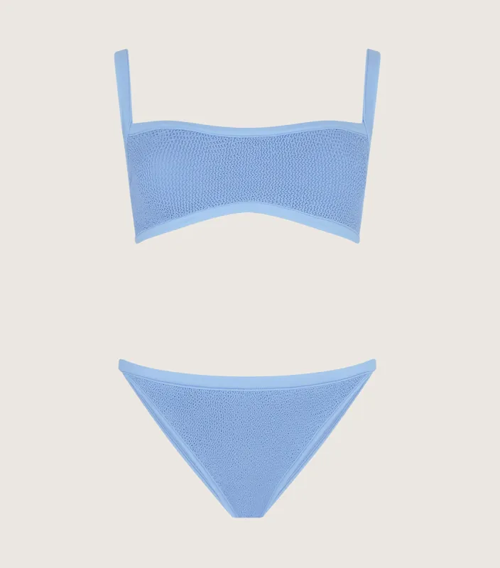 Tyler Bikini Tonal - Cornflower sold by Hunza G