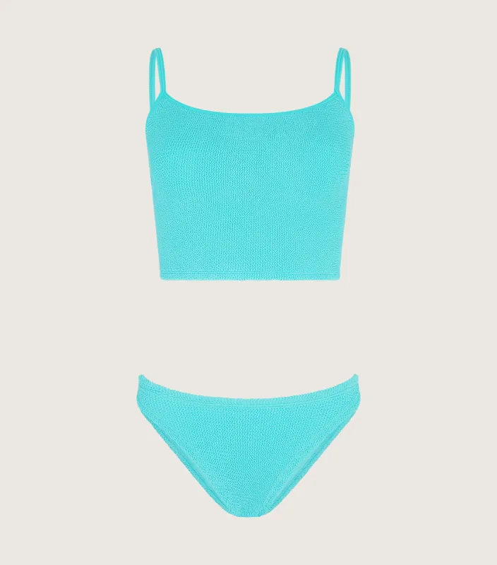 Strap Bikini - Aqua made by Hunza G