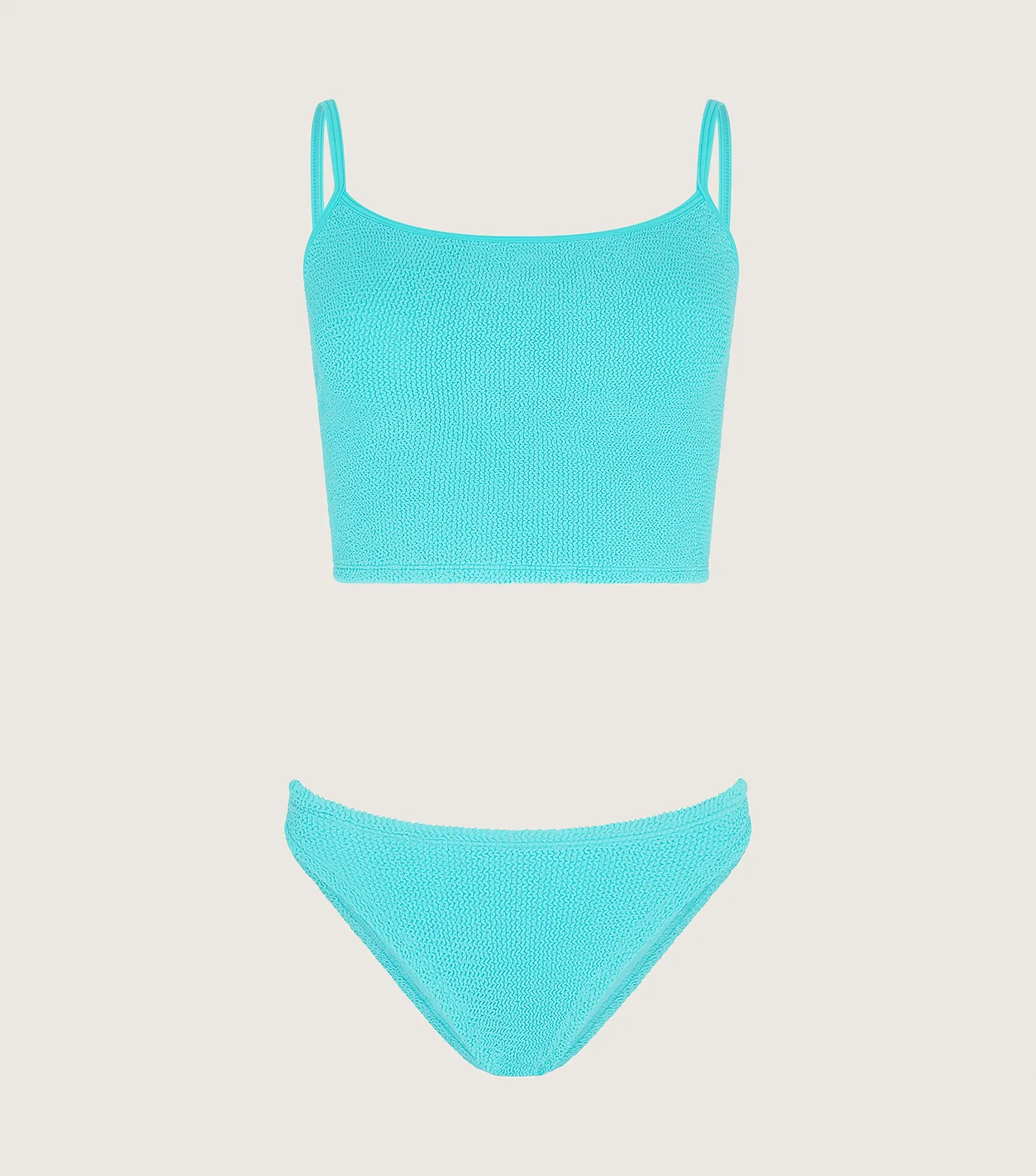 Strap Bikini - Aqua sold by Hunza G