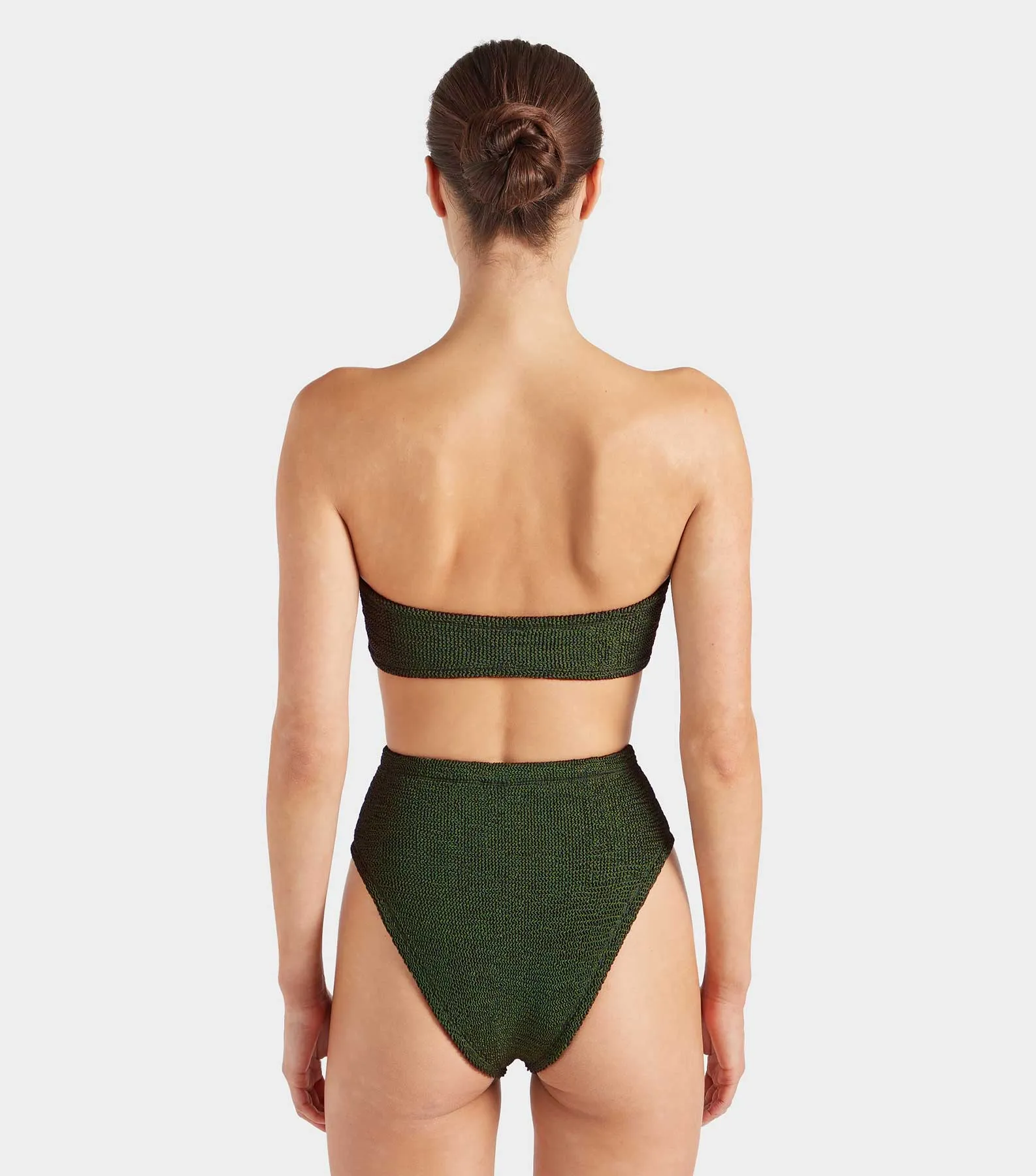 Ruby Bikini - Metallic Khaki sold by Hunza G product image thumbnail 4