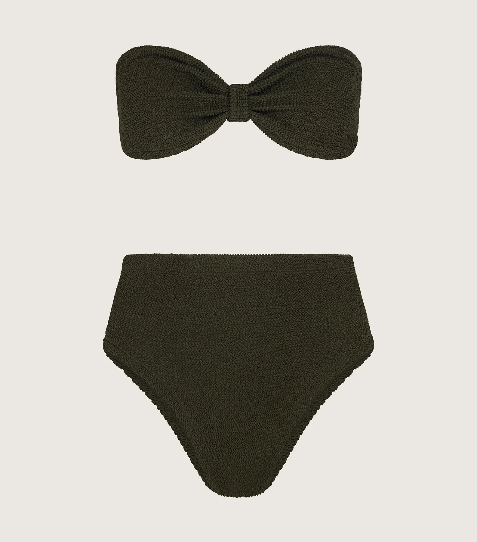 Ruby Bikini - Metallic Khaki sold by Hunza G