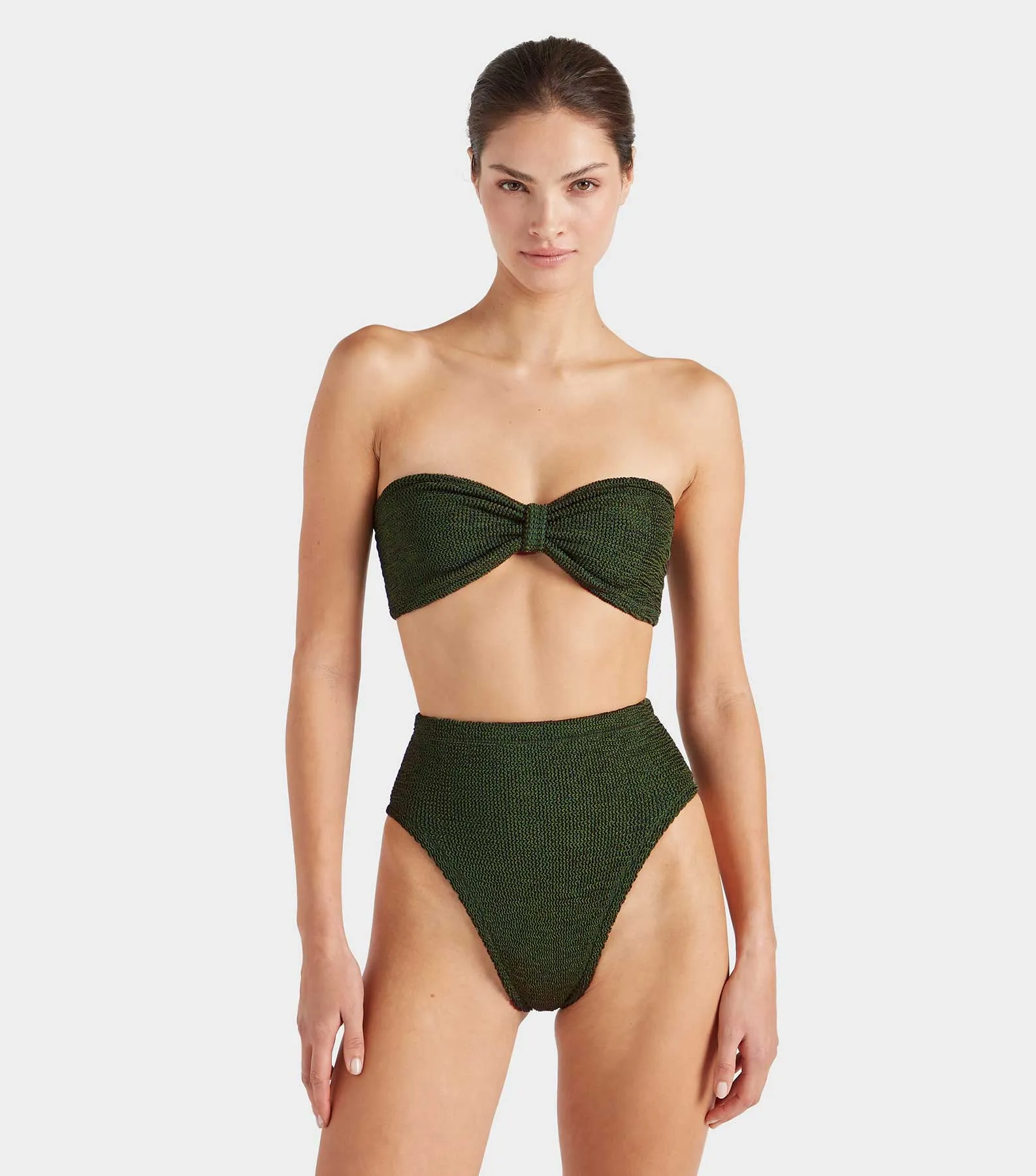 Ruby Bikini - Metallic Khaki sold by Hunza G product image thumbnail 3