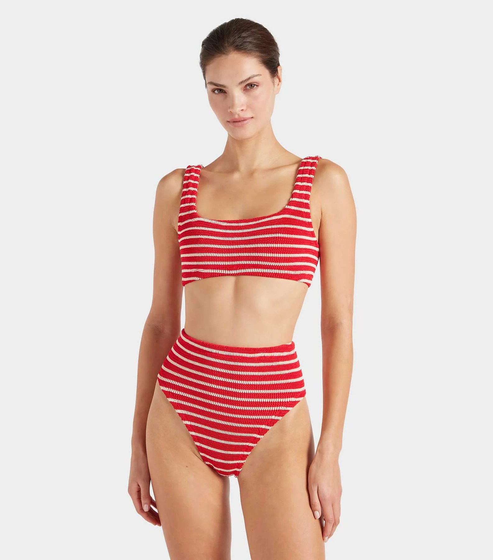 Patricia Bikini - Red/White Stripe sold by Hunza G product image thumbnail 3
