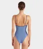 Pamela Swim Contrast - Cornflower/Navy sold by Hunza G