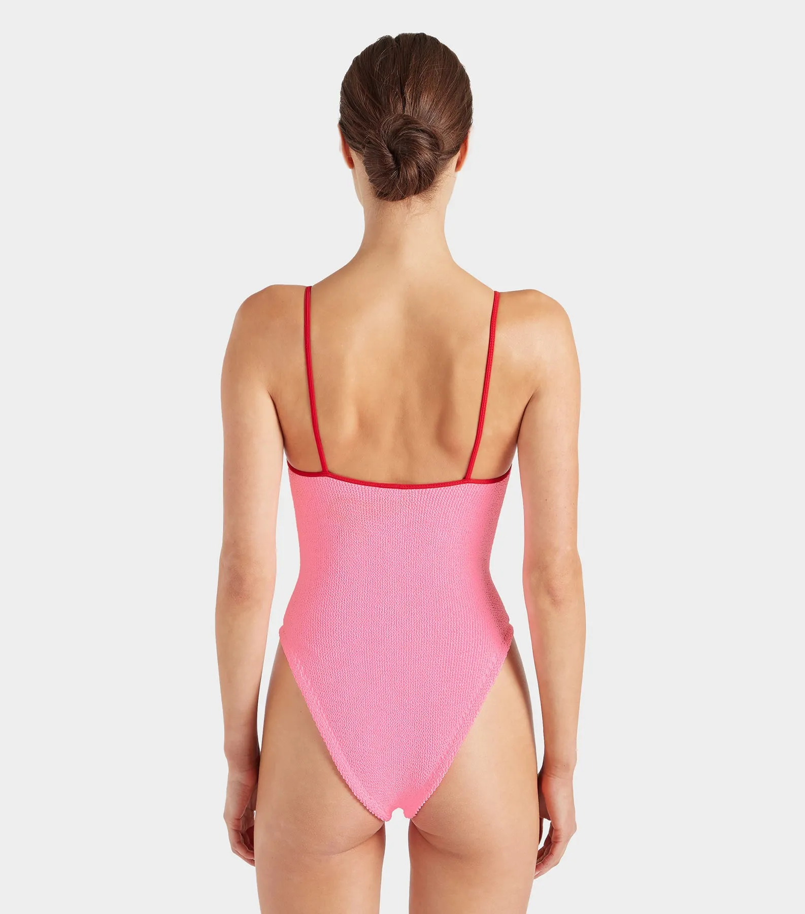 Pamela Swim Contrast - Bubblegum/Red sold by Hunza G product image thumbnail 4