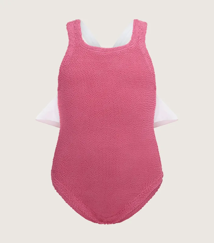 Kids Lara Swim (Ages 7 to 12) - Candy Pink sold by Hunza G