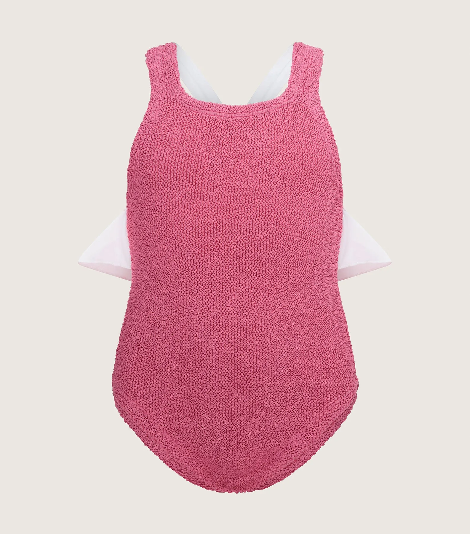 Kids Lara Swim (Ages 7 to 12) - Candy Pink sold by Hunza G
