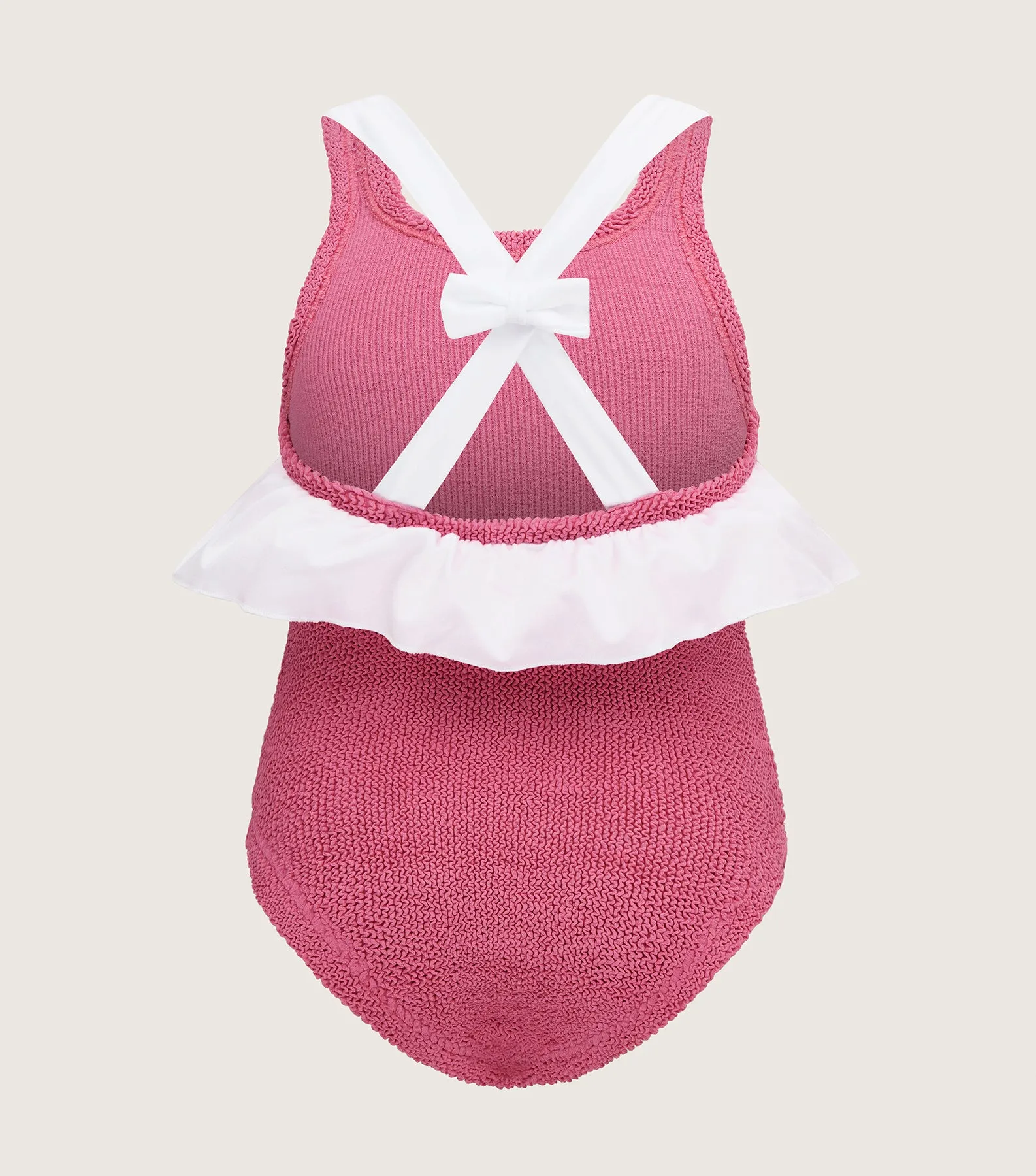 Kids Lara Swim (Ages 7 to 12) - Candy Pink sold by Hunza G product image thumbnail 2