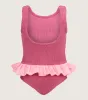 Kids Duo Denise Swim (Ages 7 to 12) - Candy Pink/Bubblegum sold by Hunza G