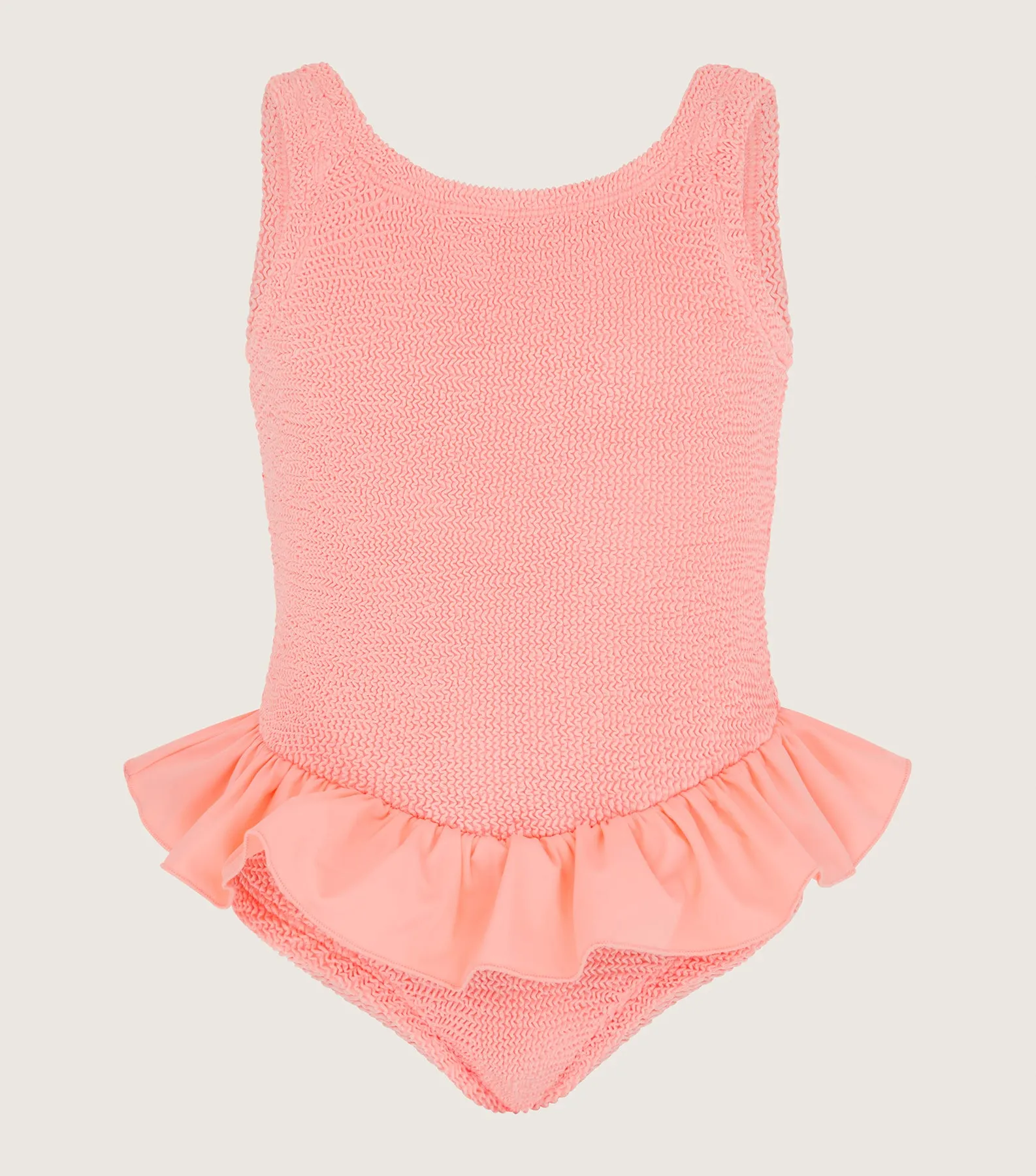 Kids Denise Swim (Ages 7 to 12) - Metallic Peach sold by Hunza G
