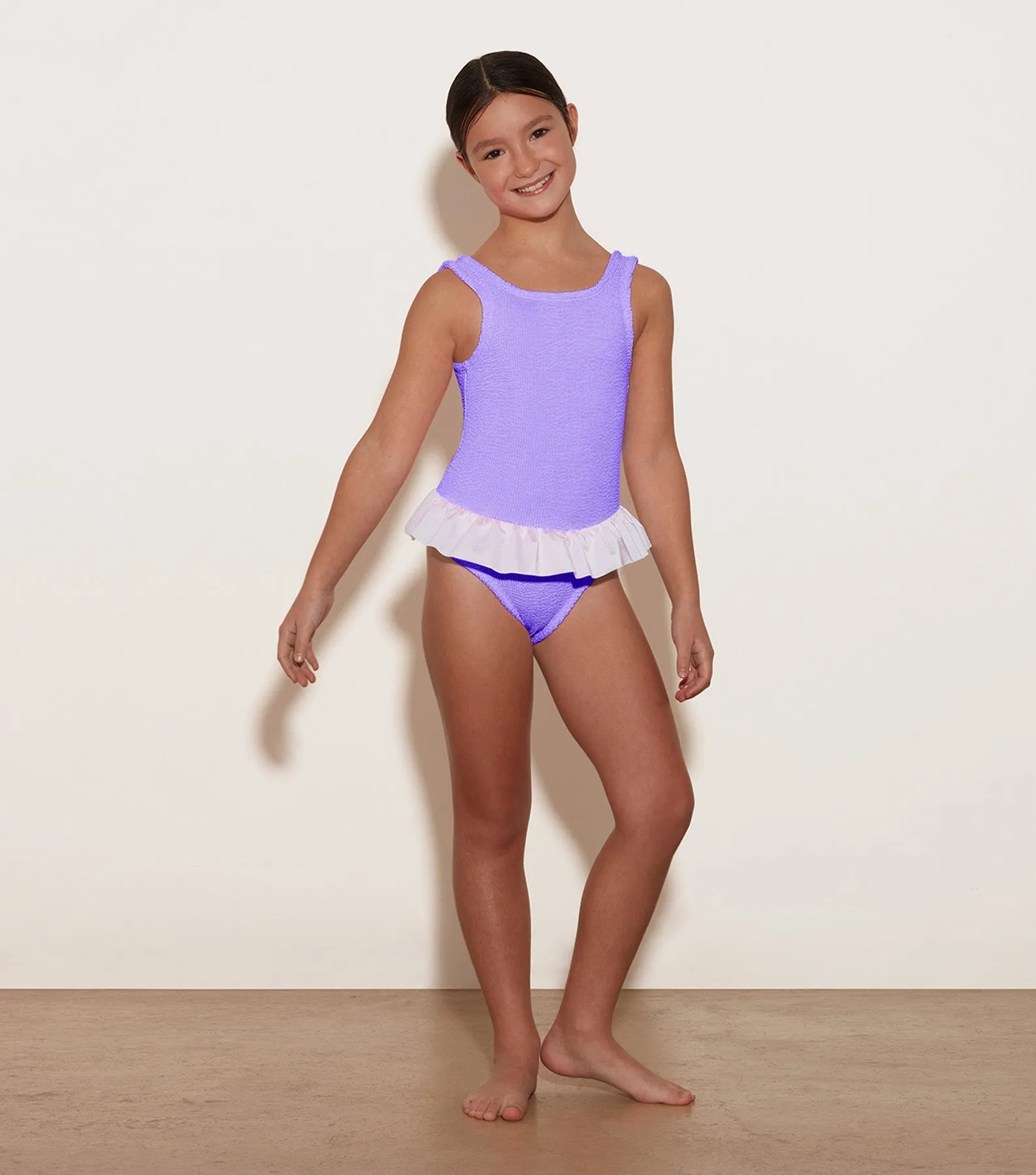 Kids Denise Swim (Ages 7 to 12) - Lilac sold by Hunza G product image thumbnail 3