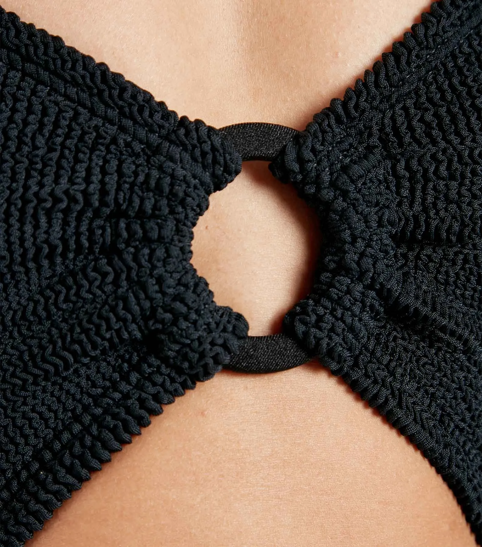 Crystal Swim With Tonal Hoops - Black sold by Hunza G product image thumbnail 5